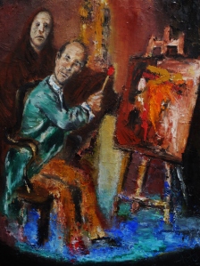 The Expressionist, Oil on Canvas 24x18", © Copyright 2013 Alan Derwin